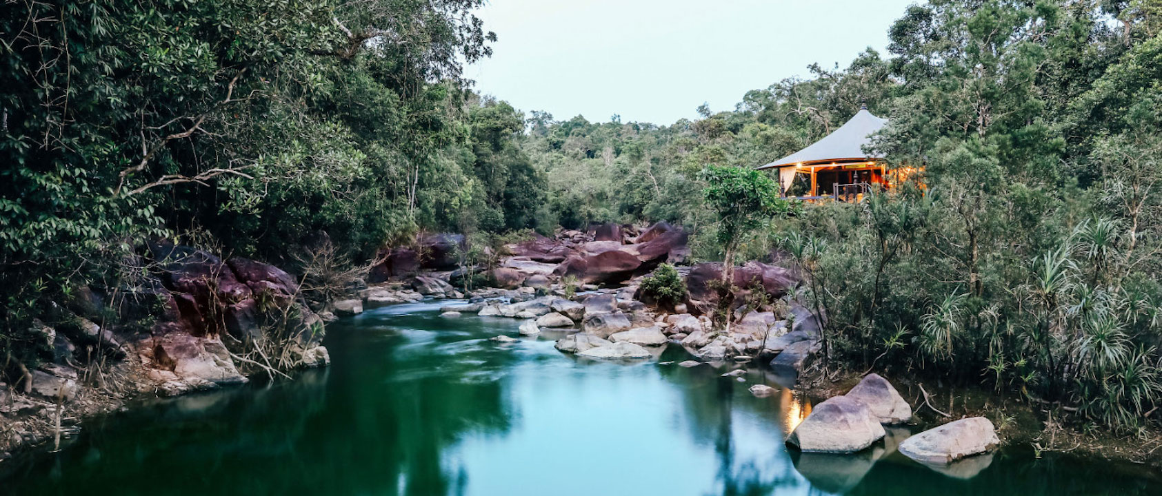 Shinta Mani Wild , Camp style Luxury top resort in Nature , Bokor National Park / Cambodia 