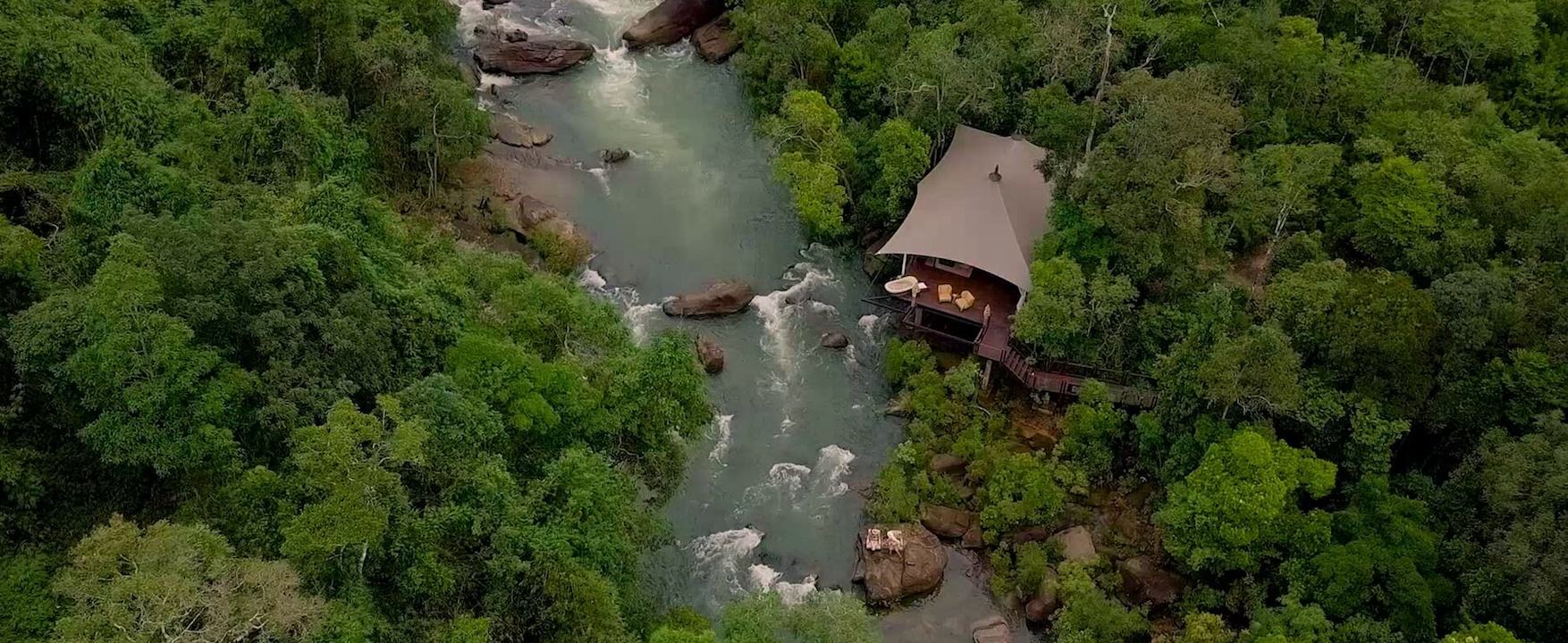 Shinta Mani Wild , Camp style Luxury top resort in Nature , Bokor National Park / Cambodia 
